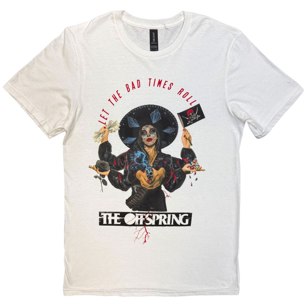 The Offspring - Shooting Gun Heren Tshirt - Wit